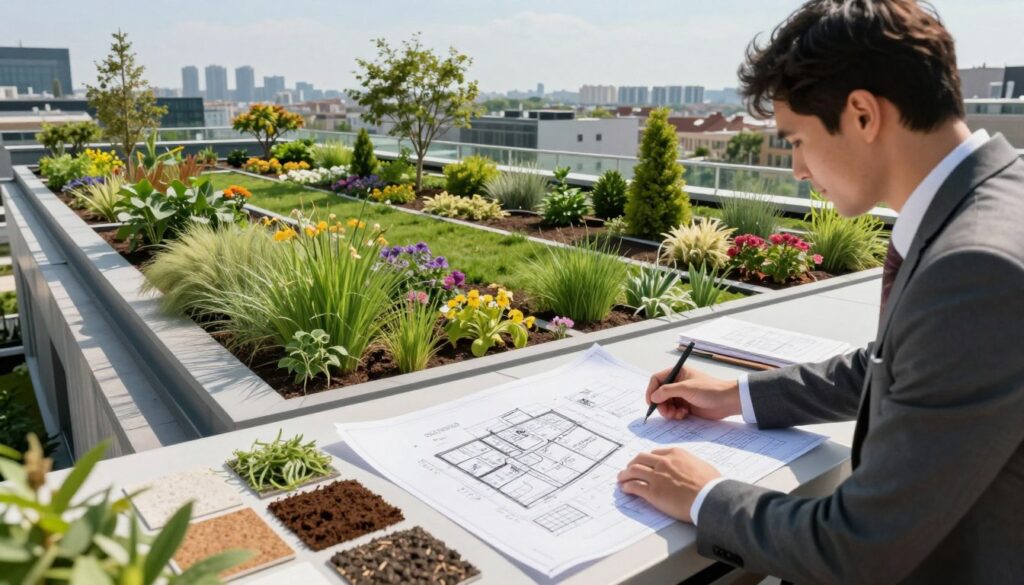 Planung Dachbegrünung Planung Dachbegrünung